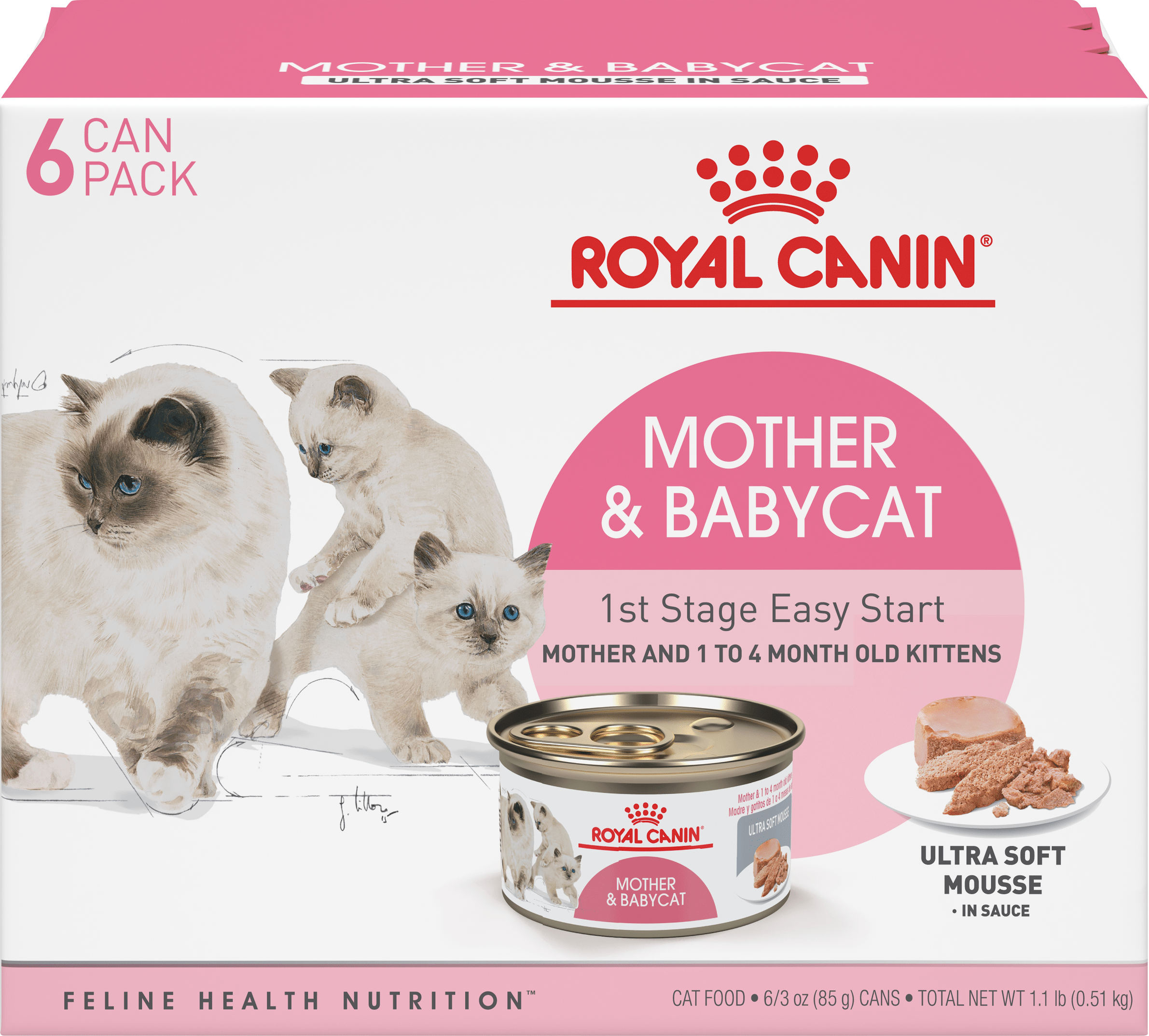 Royal Canin Mother And Babycat Ultra Soft Mousse In Sauce
